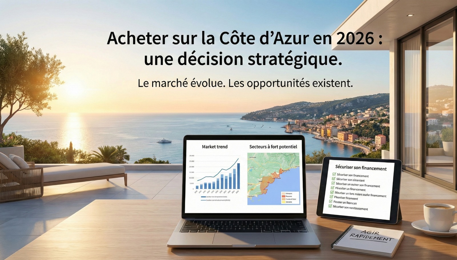 Acheter sur la Côte d’Azur en 2026 : une décision stratégique